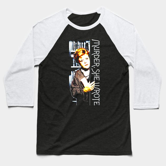 Angela Lansbury // Murder She Wrote Baseball T-Shirt by The Dare